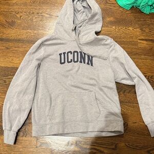 Gray UCONN Hoodie